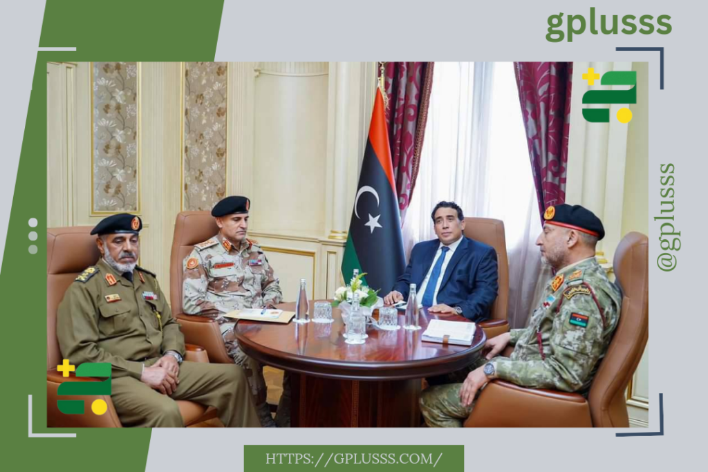 المنفي يناقش التطورات والمستجدات العسكرية بالمنطقة الغربية